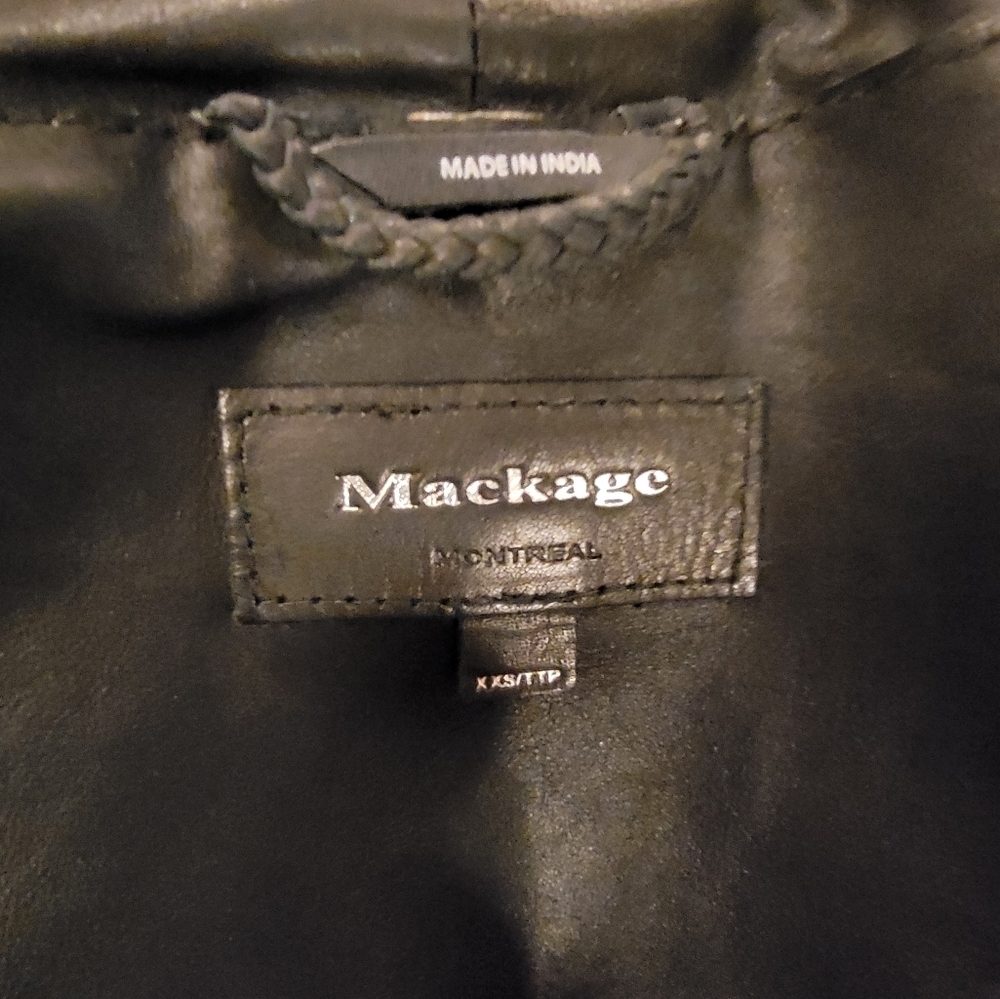 Mackage leather jacket - Picture 4 of 8